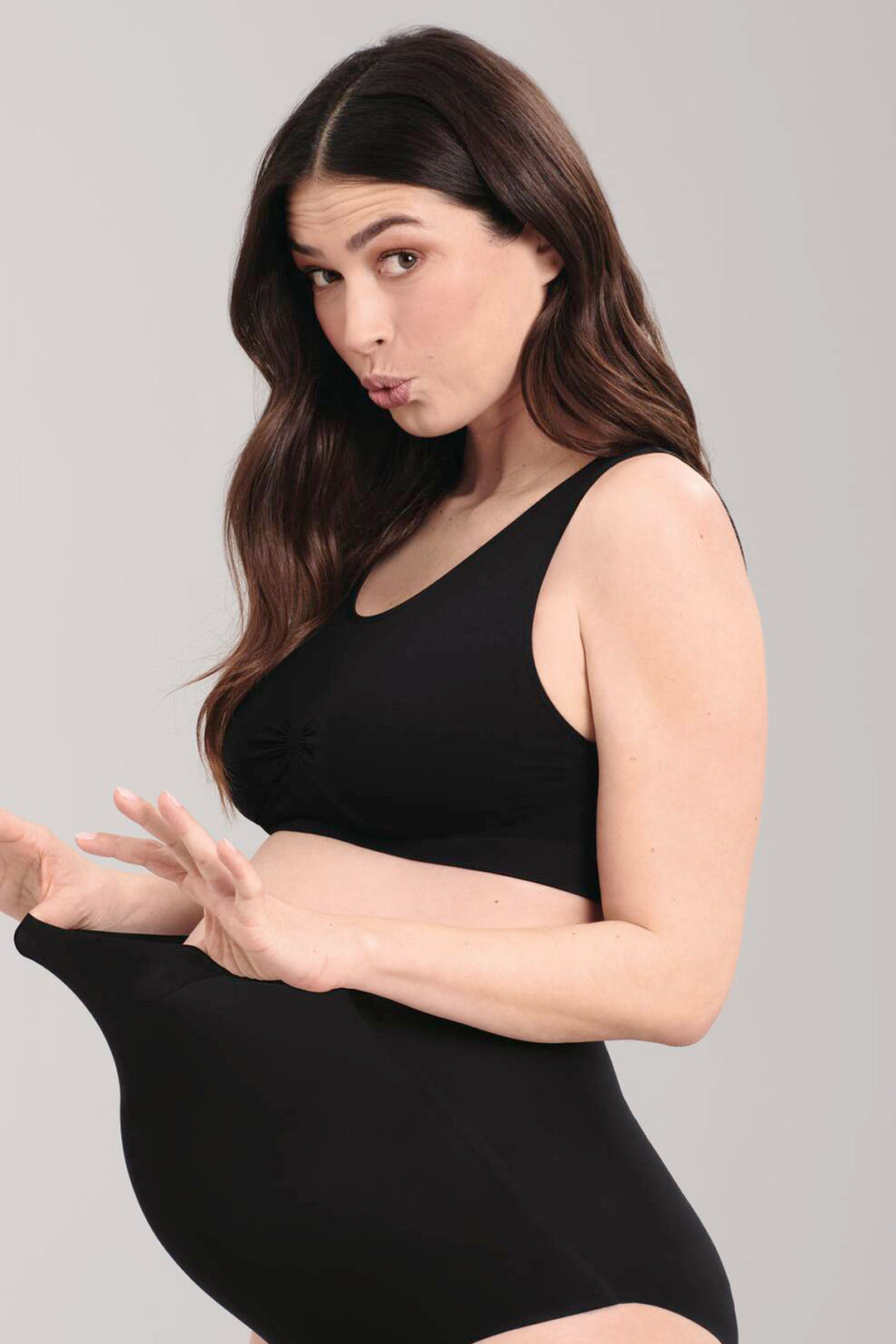 Anita 5100-001 Black Seamless Maternity Bra Top - Shirley Allum Boutique