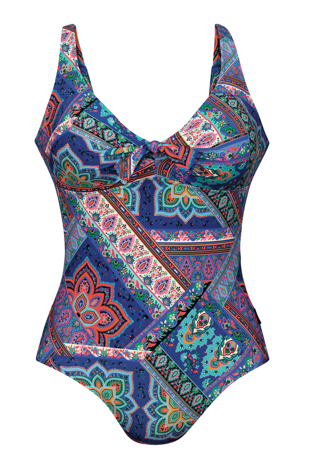Rosa Faia 7822 009 Original Olivia Patchwork Print Swimsuit - Shirley Allum Boutique