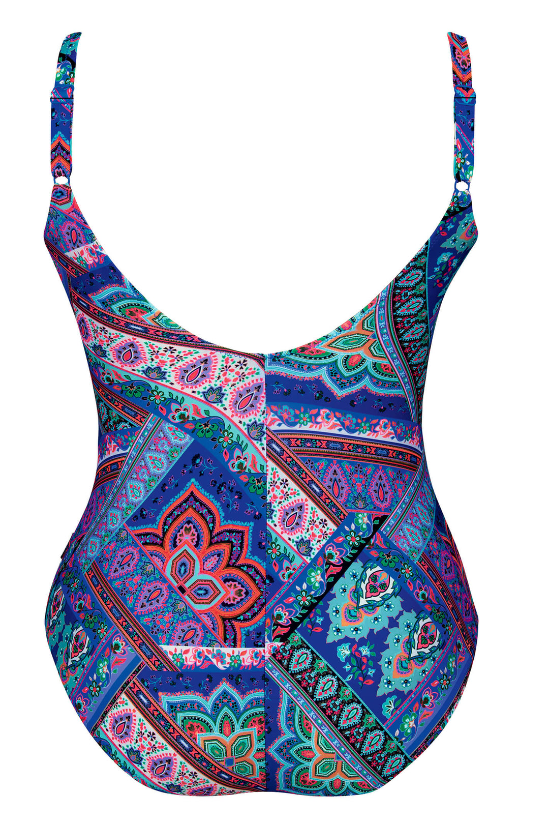 Rosa Faia 7822 009 Original Olivia Patchwork Print Swimsuit - Shirley Allum Boutique