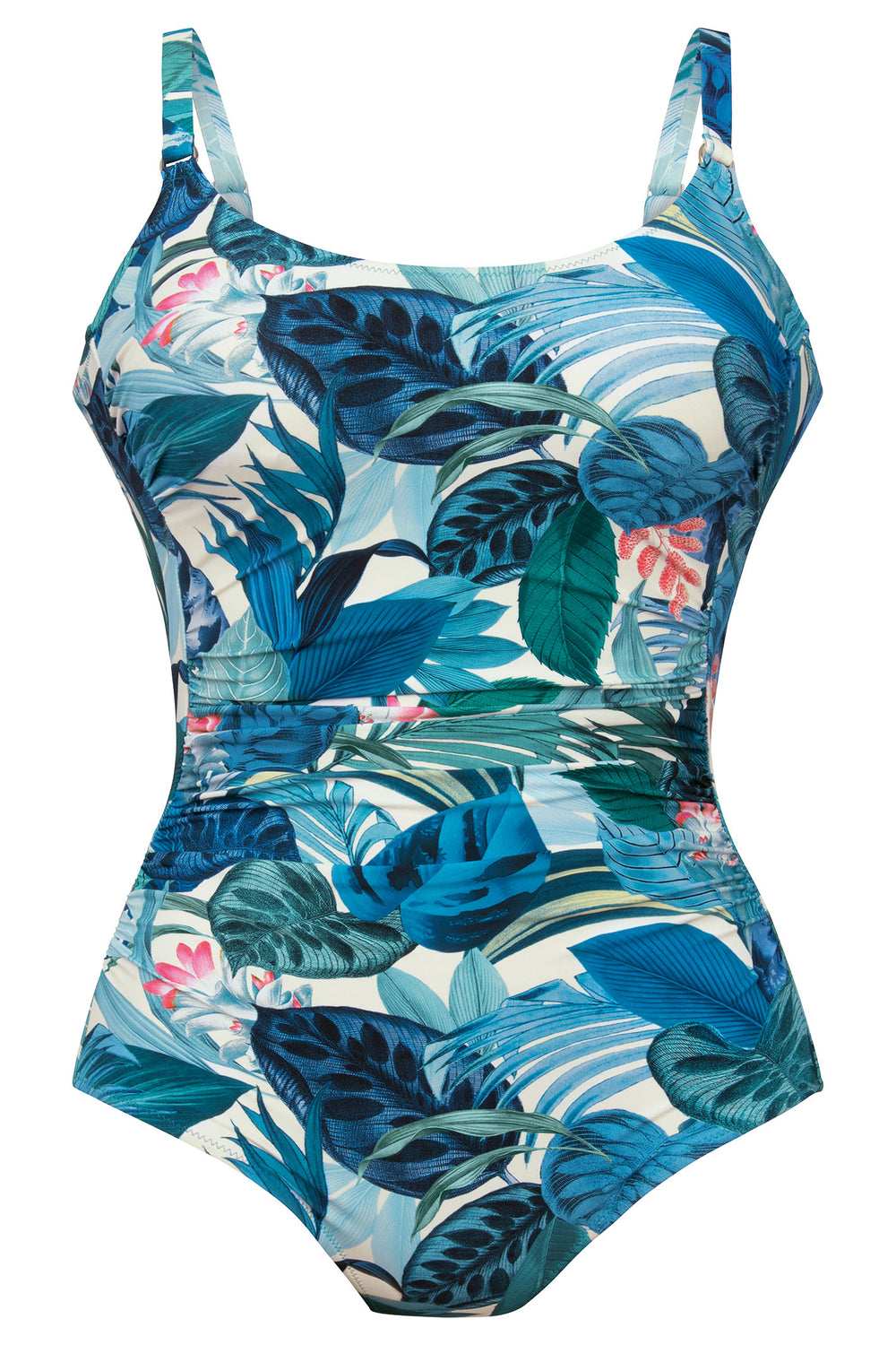 Anita Care 7201 336 Curacao Blue Tropical Print Swimsuit - Shirley Allum Boutique