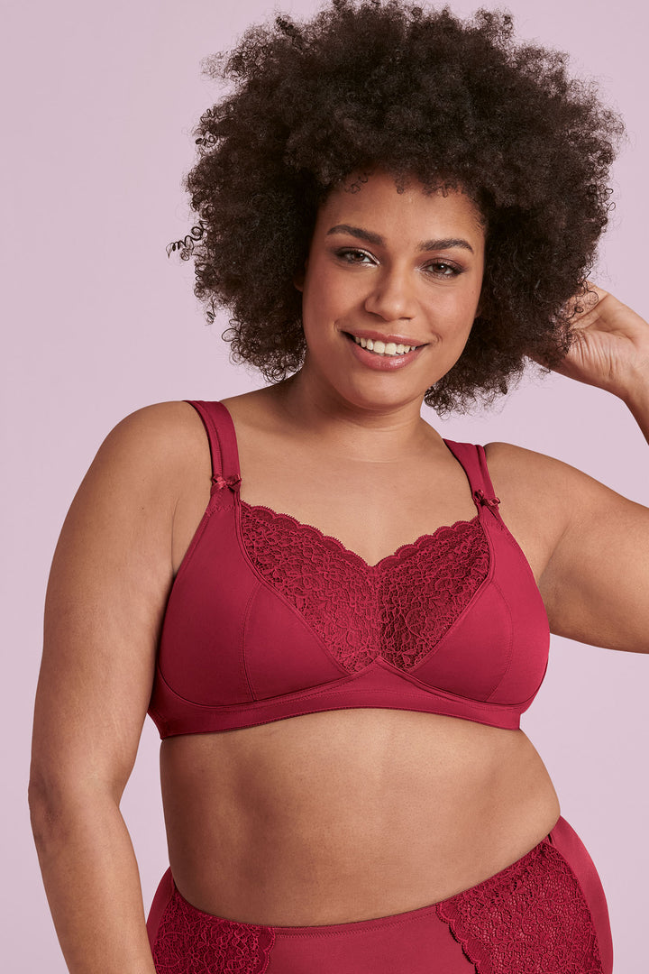 Anita Care Havanna Post Mastectomy Bra Dark Red 5712X 124