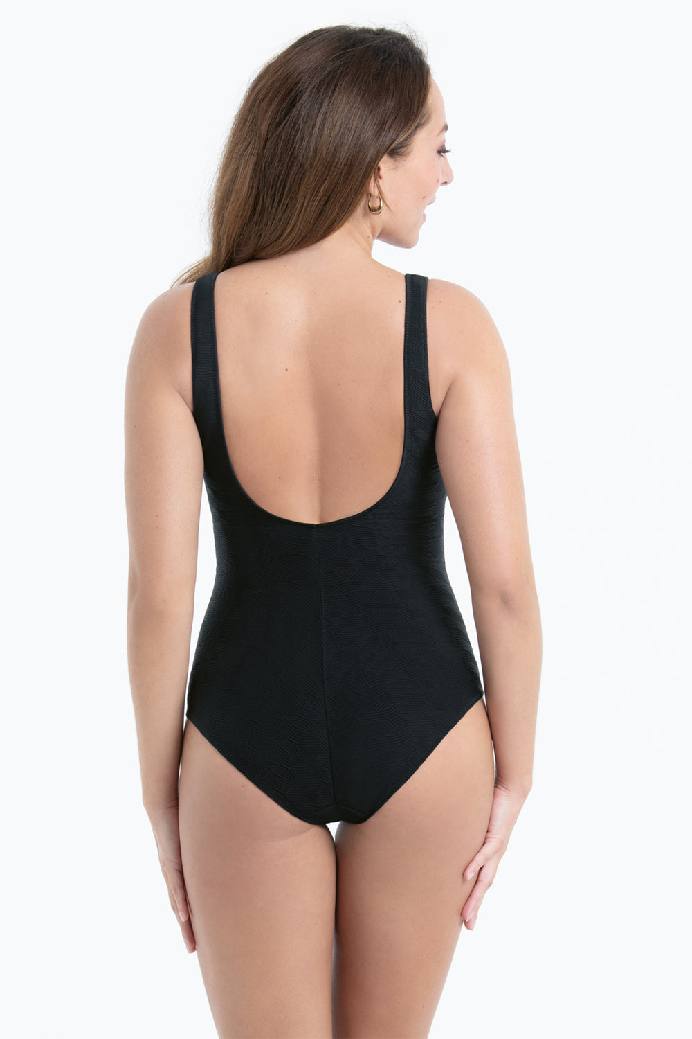 Anita Essential Black Swimsuit 7244 001, back view