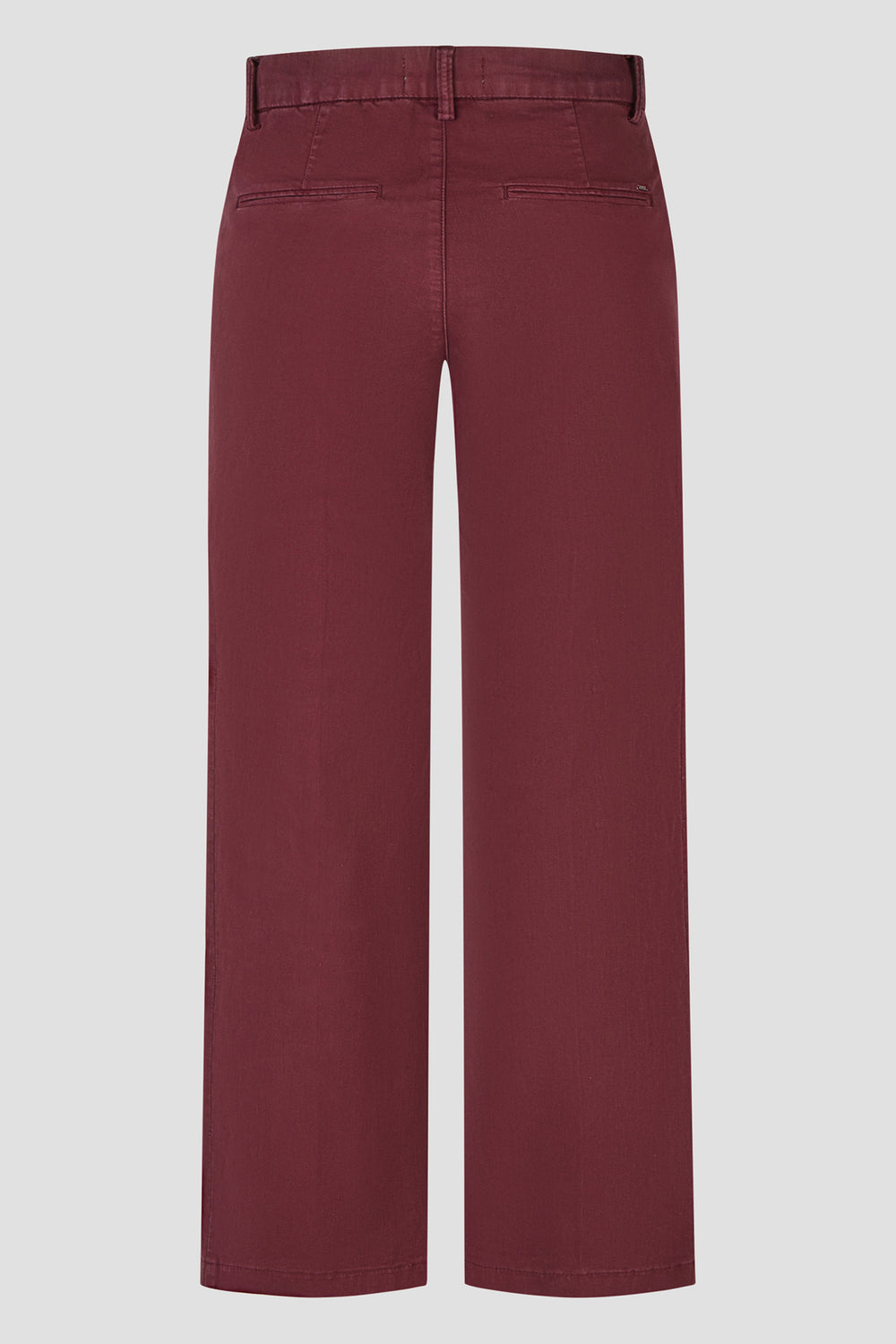Anna Montana Mila Burgundy Wide Flexi Milano Trousers 1045 521, back flat