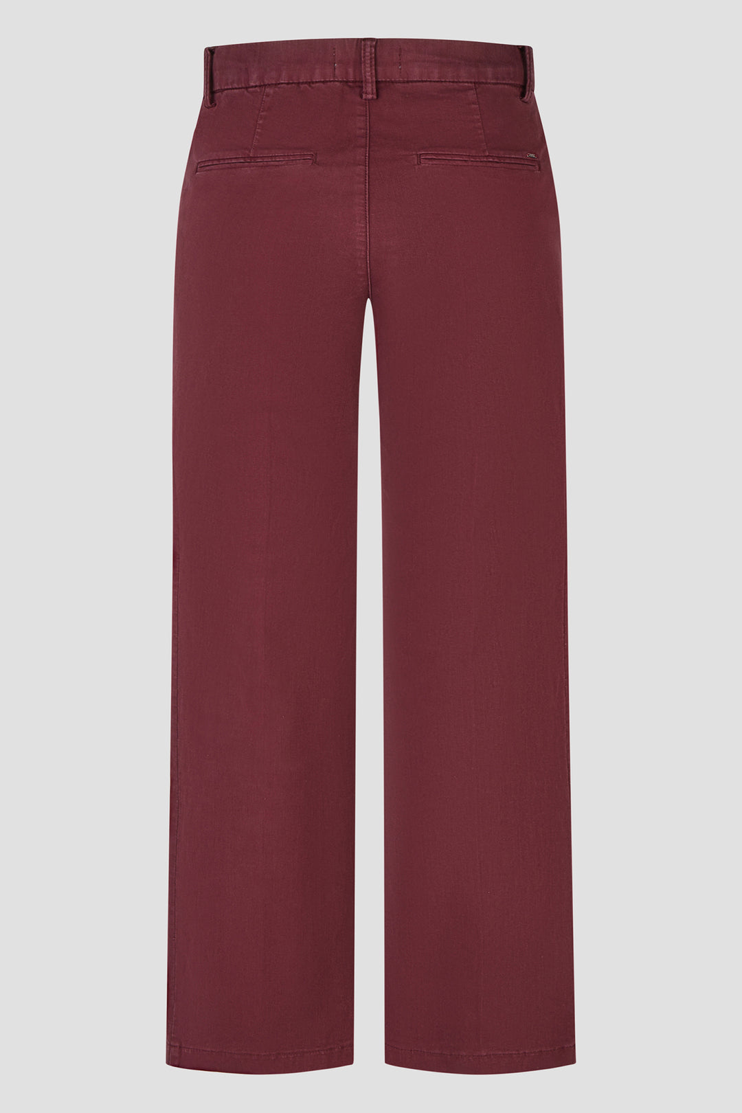 Anna Montana Mila Burgundy Wide Flexi Milano Trousers 1045 521, back flat