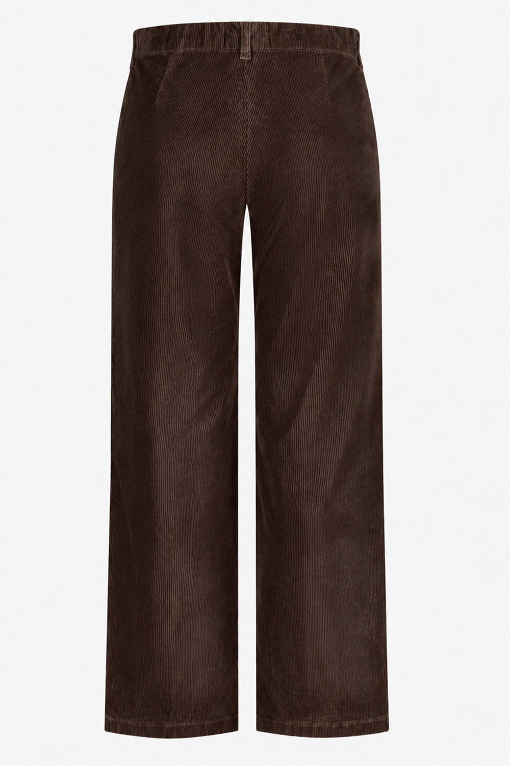 Anna Montana Mila Dark Chocolate Wide Flexi Genua Trousers 1070, back flat