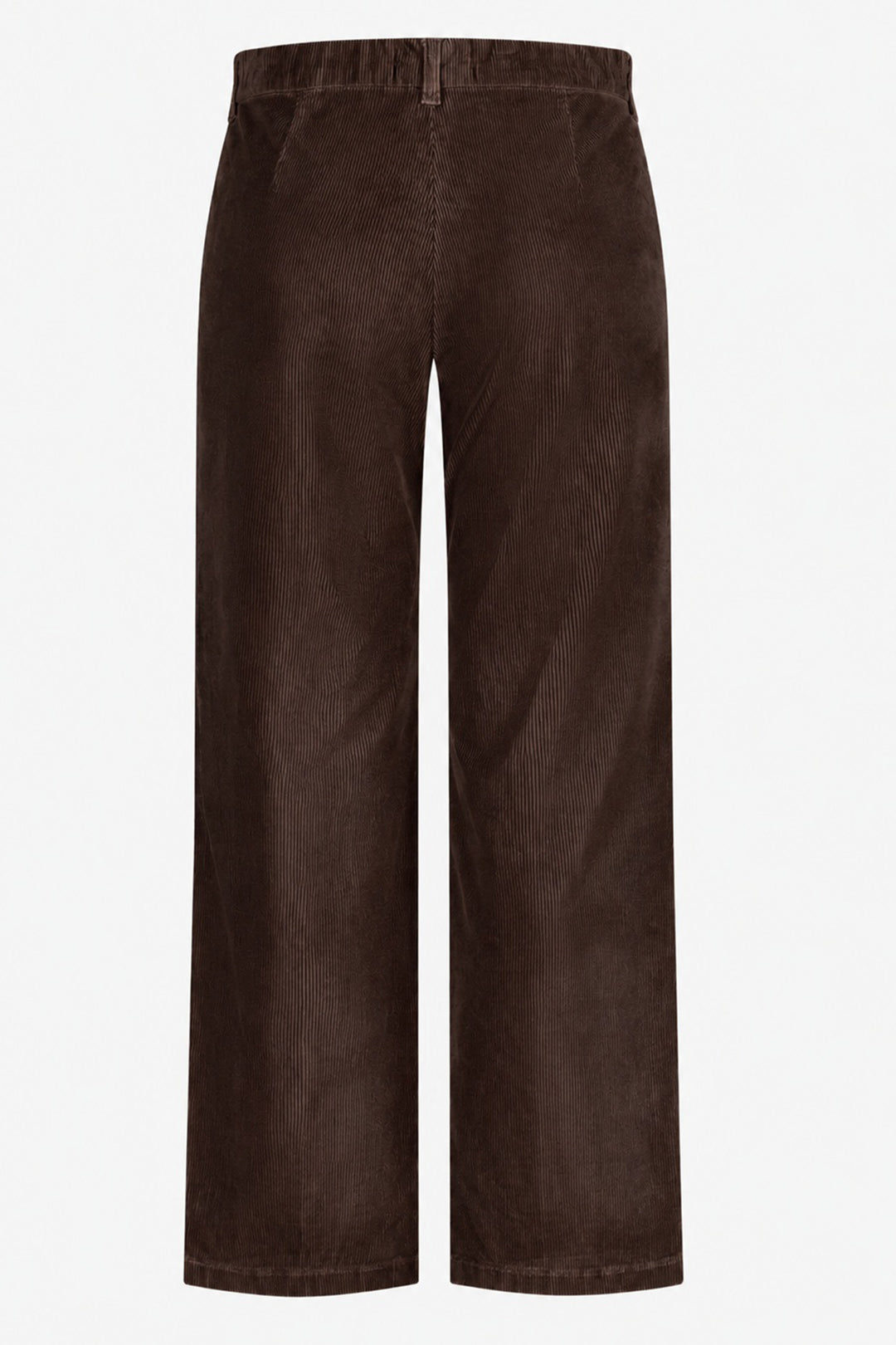 Anna Montana Mila Dark Chocolate Wide Flexi Genua Trousers 1070, back flat