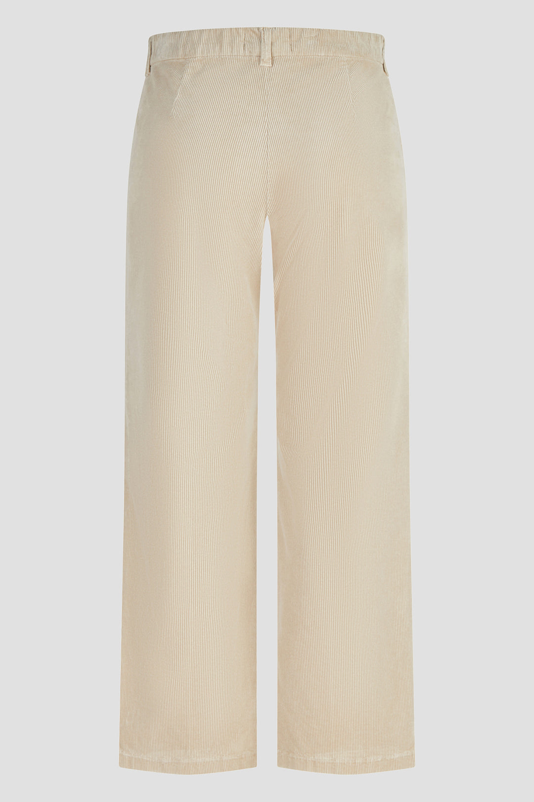 Anna Montana Mila Milky Almond Wide Flexi Genua Trousers 1070, back flat