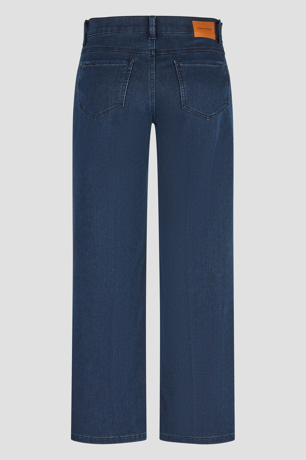 Anna Montana Mila Midnight Wide Fit Graz Trousers 5653, back flat