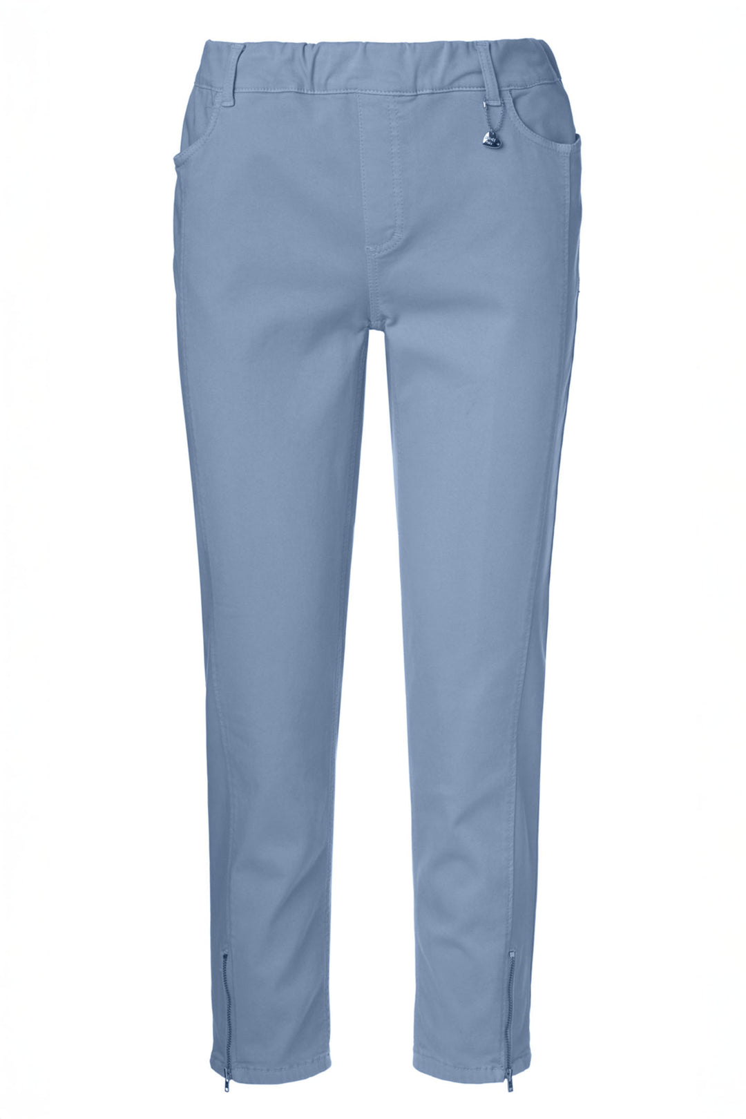 Anna Montana Jeans Angelika 1339 Bleached Blue 96 Slim Fit 78 Pull On - Shirley Allum Boutique