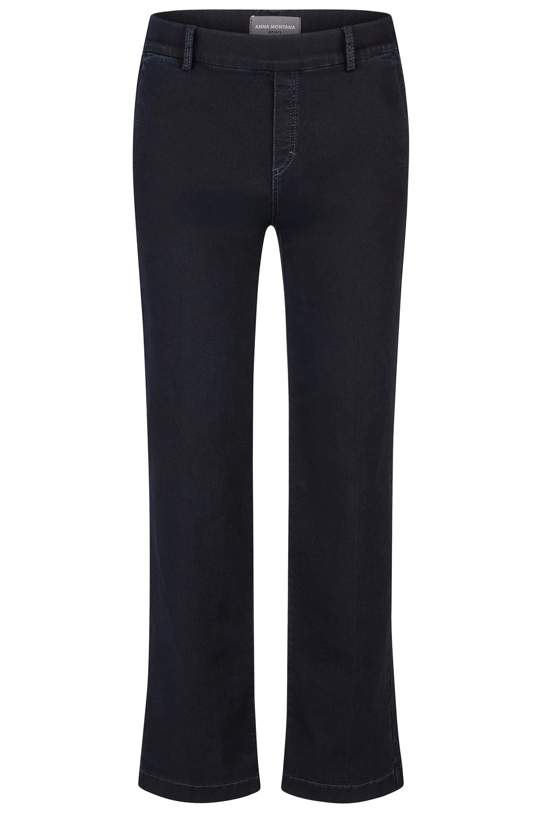 Navy pants on a white background