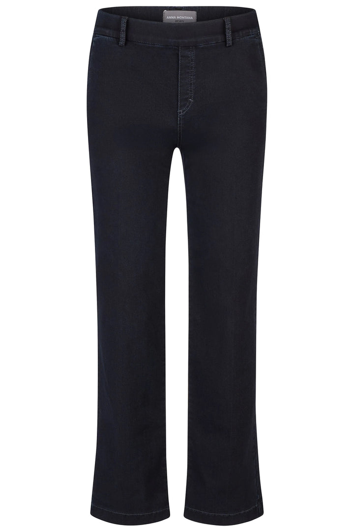 Navy pants on a white background