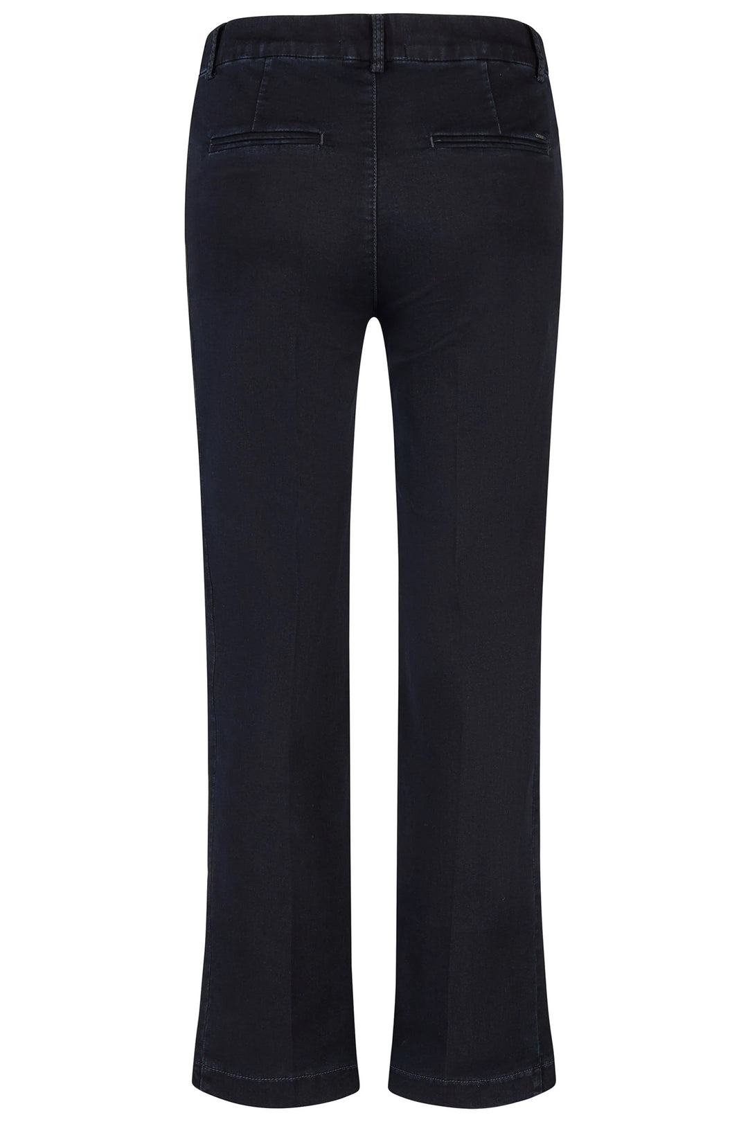 Navy pants on a white background