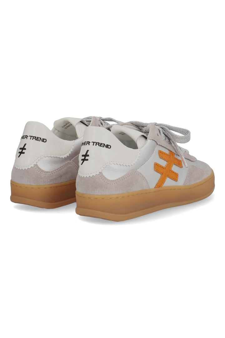 Another Trend A032 M3 38 Tortola Grey Leather & Suede Trainers