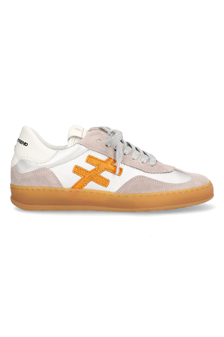 Another Trend A032 M3 38 Tortola Grey Leather & Suede Trainers