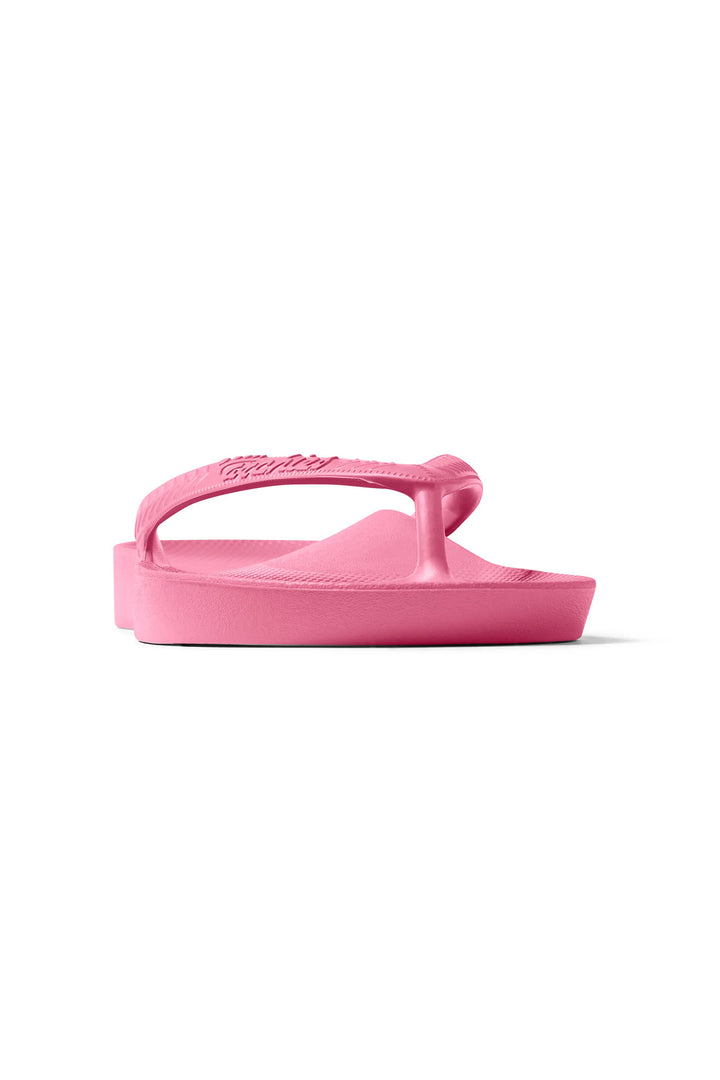Archies arch support flip flops in hot pink at Shirley Allum