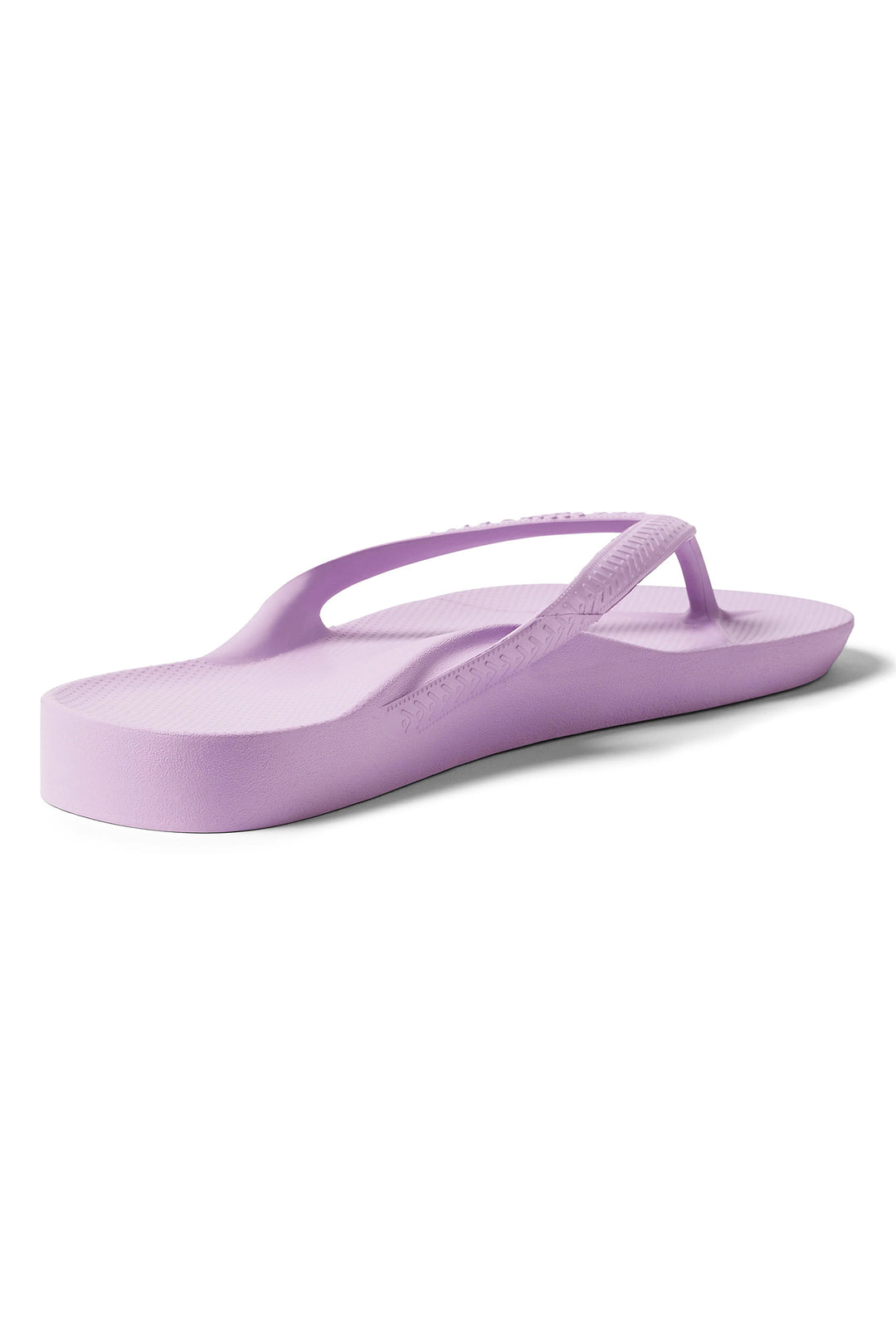Archies arch support flip flops in lilac at Shirley Allum