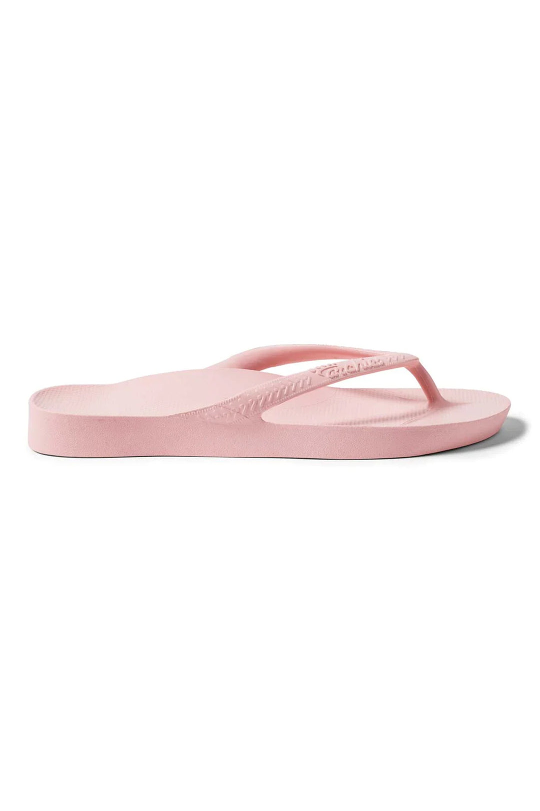 Archies arch support flip flops in pink at Shirley Allum