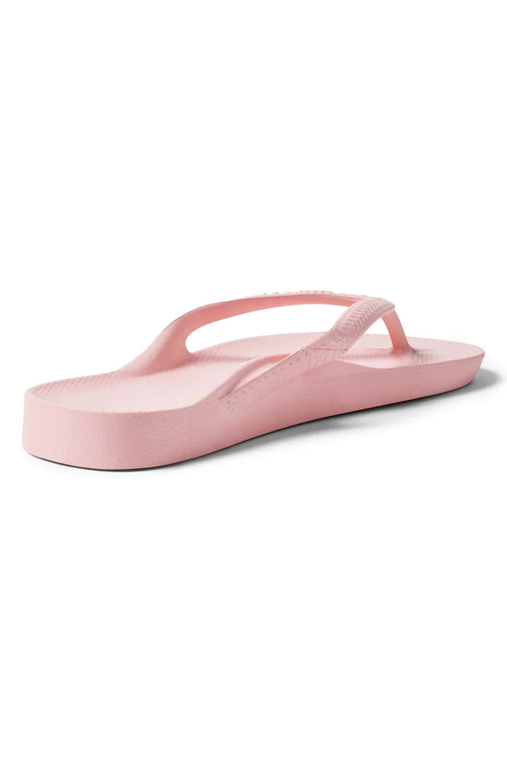 Archies arch support flip flops in pink at Shirley Allum