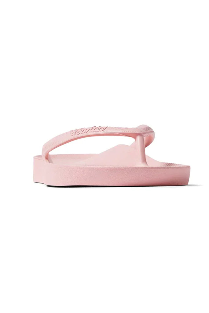 Archies arch support flip flops in pink at Shirley Allum