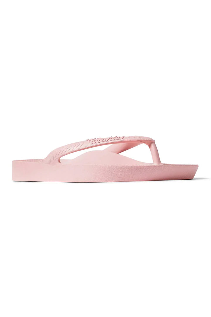 Archies arch support flip flops in pink at Shirley Allum