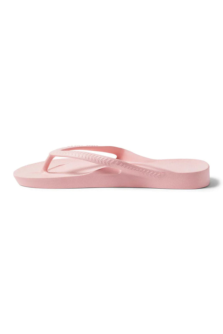 Archies arch support flip flops in pink at Shirley Allum