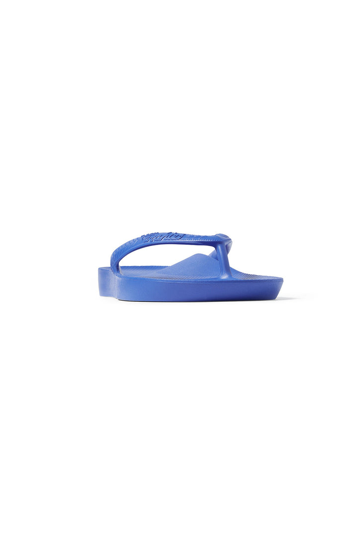 Archies Arch Support Flip Flops Royal Blue, front view