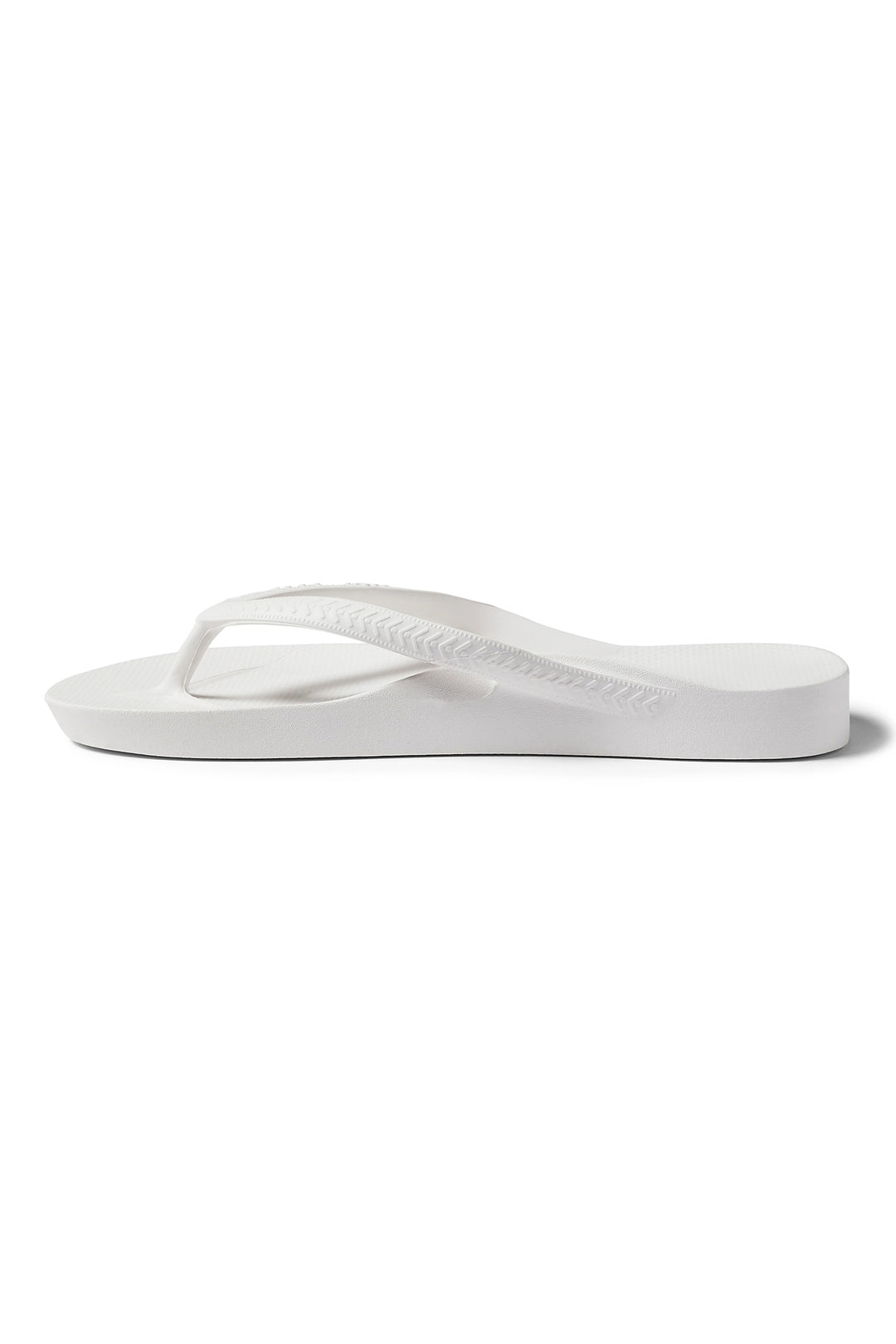 Archies arch support flip flops in white at Shirley Allum