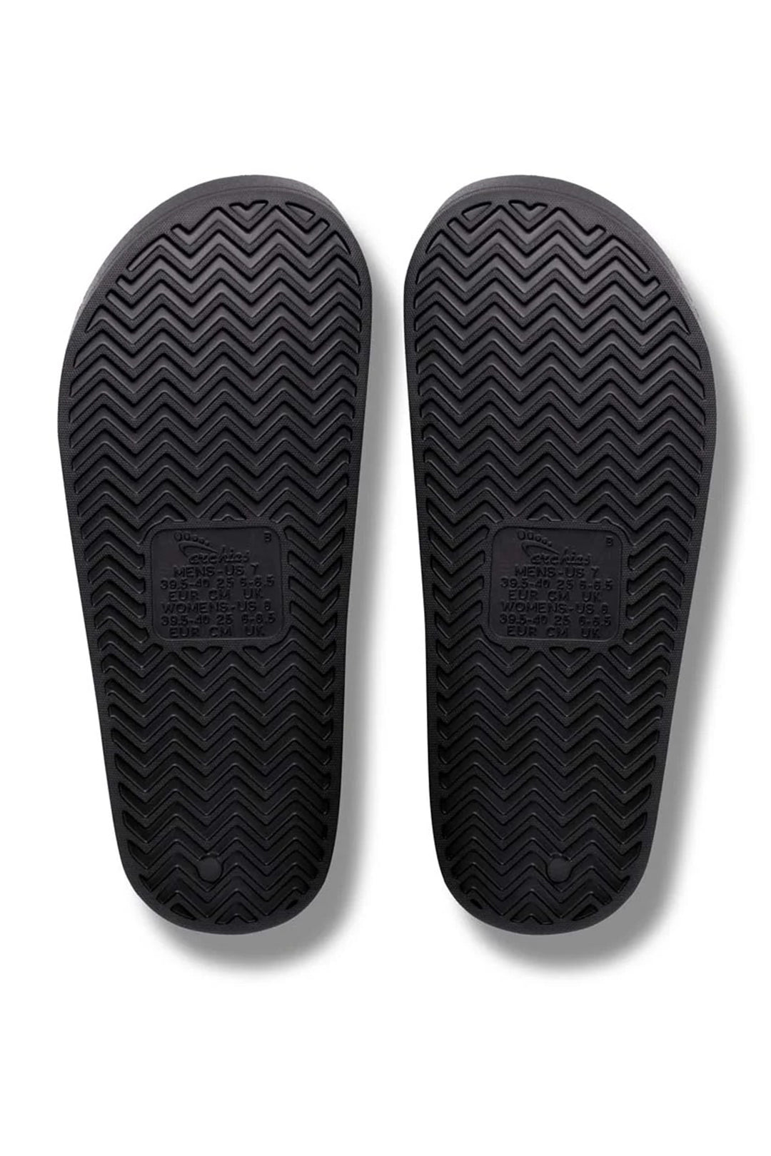 Archies arch support slides in black at Shirley Allum