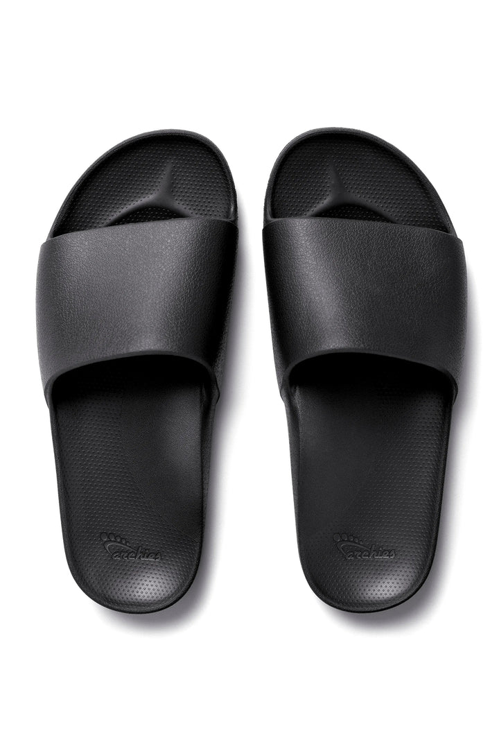 Archies arch support slides in black at Shirley Allum