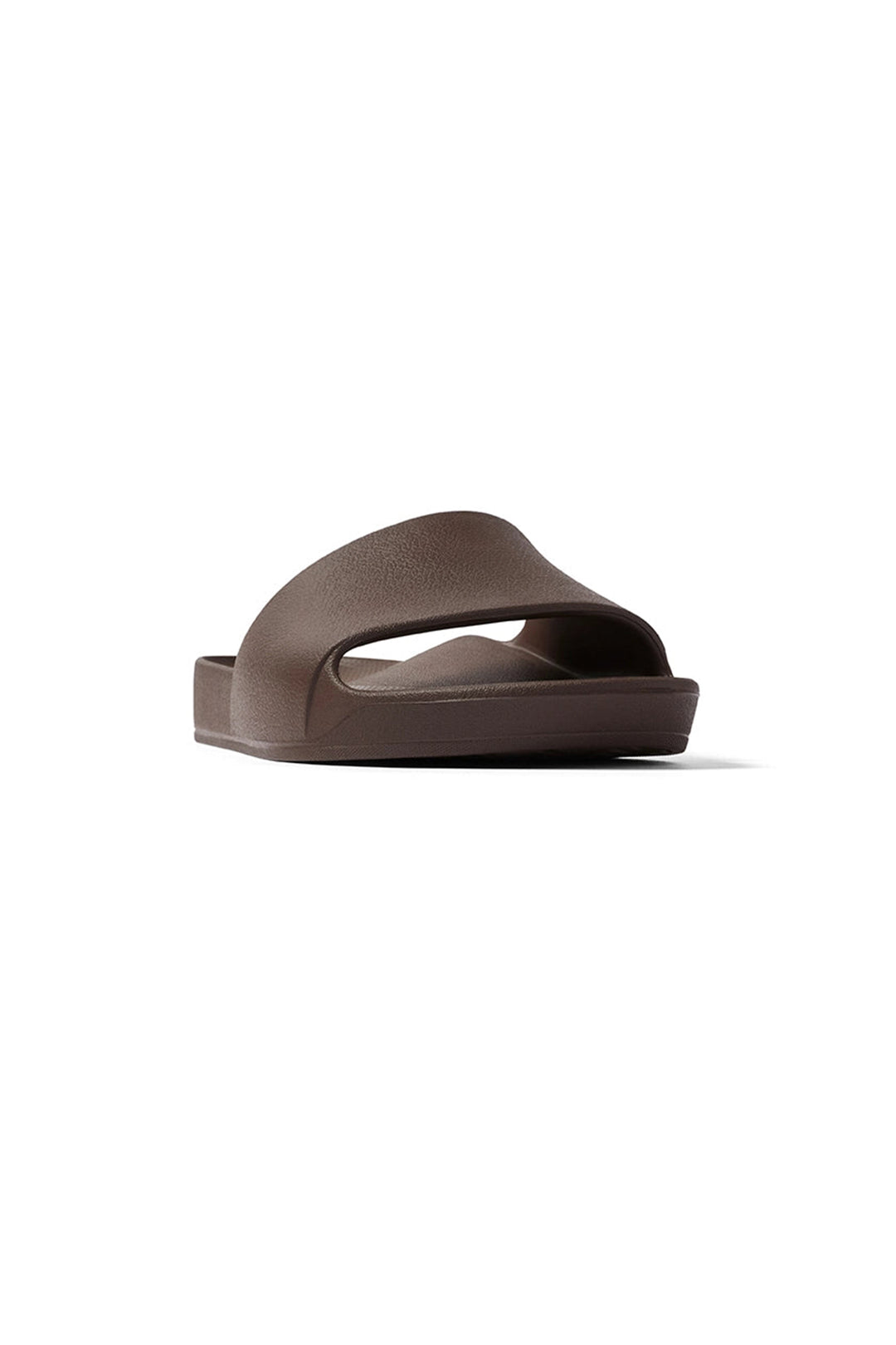 Archies Arch Support Slides Brown, front view