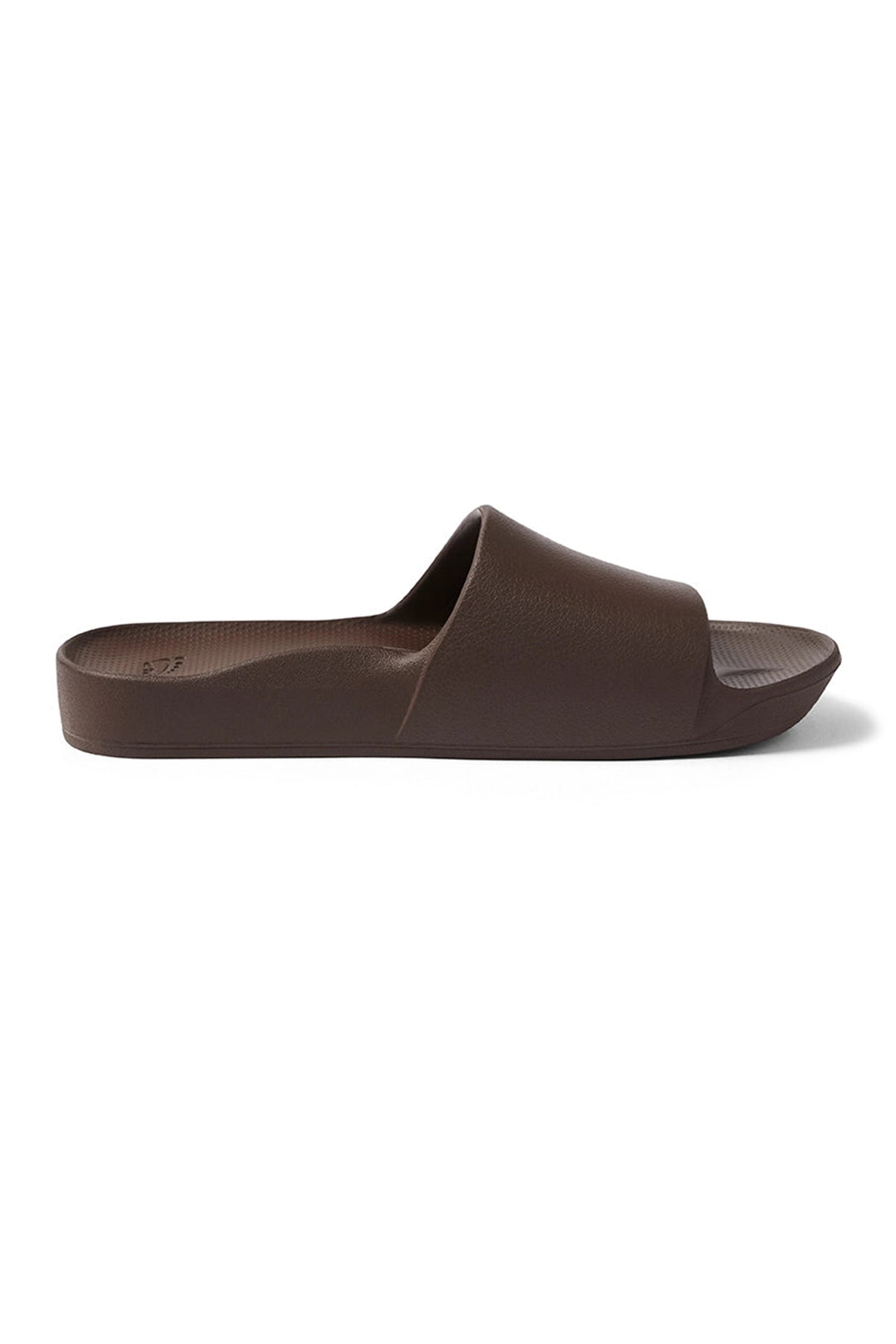 Archies Arch Support Slides Brown, side view