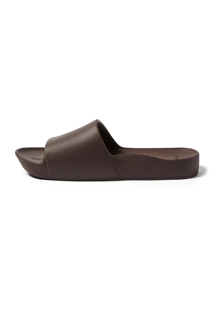 Archies Arch Support Slides Brown, inner side view