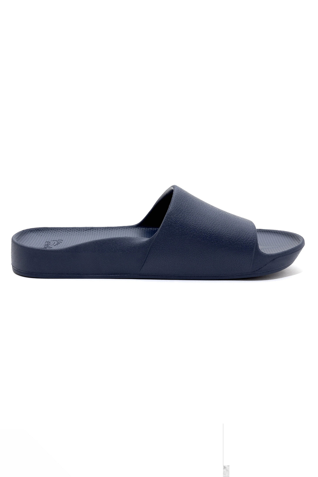 Archies arch support slides in navy at Shirley Allum