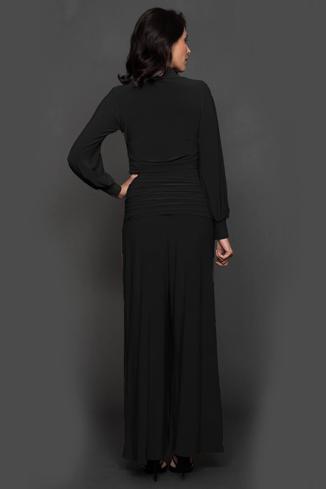 Atom Label Uranium Black Jersey Jumpsuit