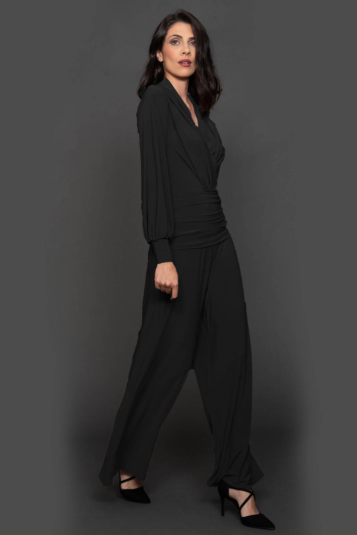 Atom Label Uranium Black Jersey Jumpsuit