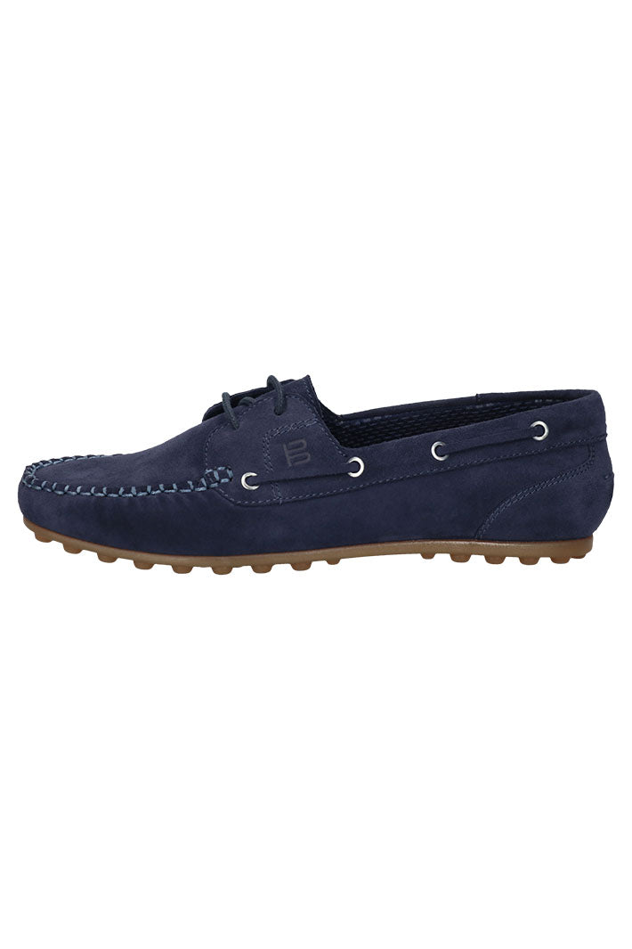 Bagatt D31-AK661-3400 Dark Blue Suede Mocassin Shoes - Shirley Allum Boutique