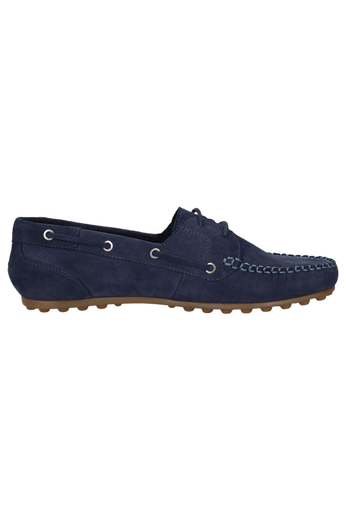 Bagatt D31-AK661-3400 Dark Blue Suede Mocassin Shoes - Shirley Allum Boutique
