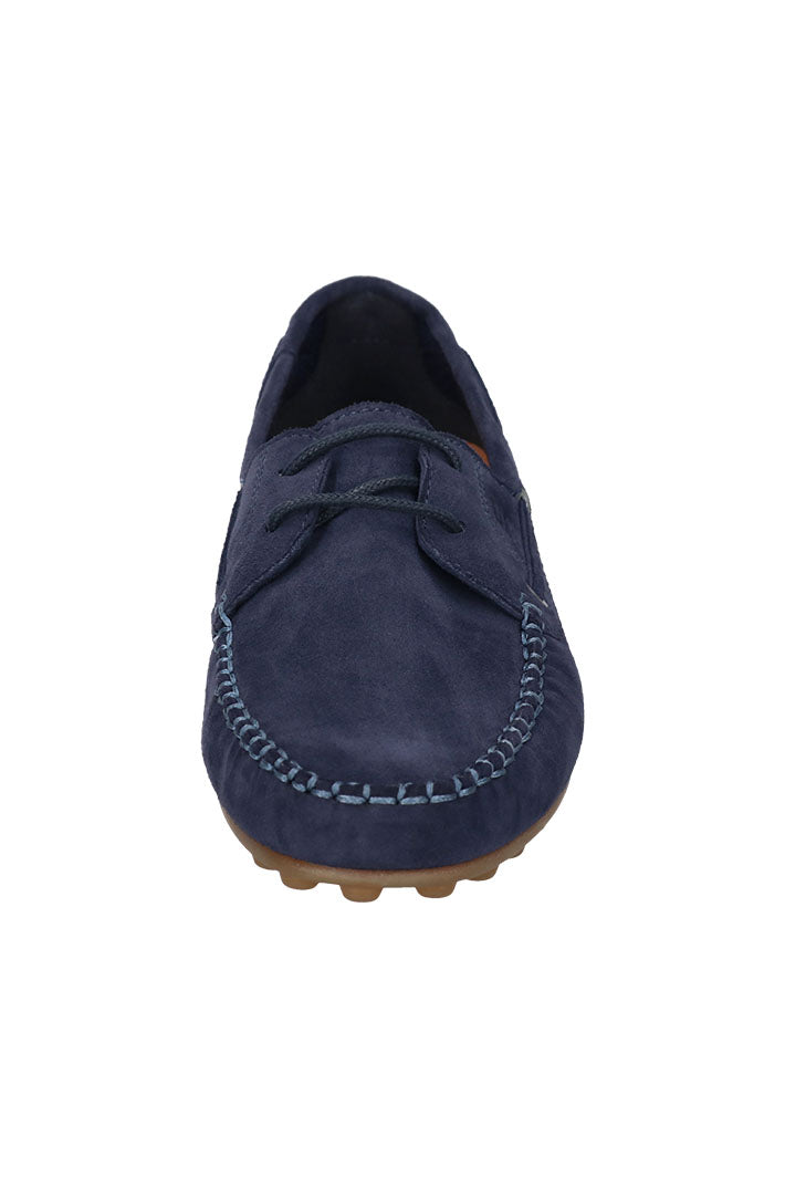 Bagatt D31-AK661-3400 Dark Blue Suede Mocassin Shoes - Shirley Allum Boutique