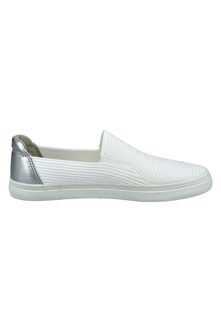 Bagatt D31-AKD60-6950 White Silver Slip-On Shoe - Shirley Allum Boutique