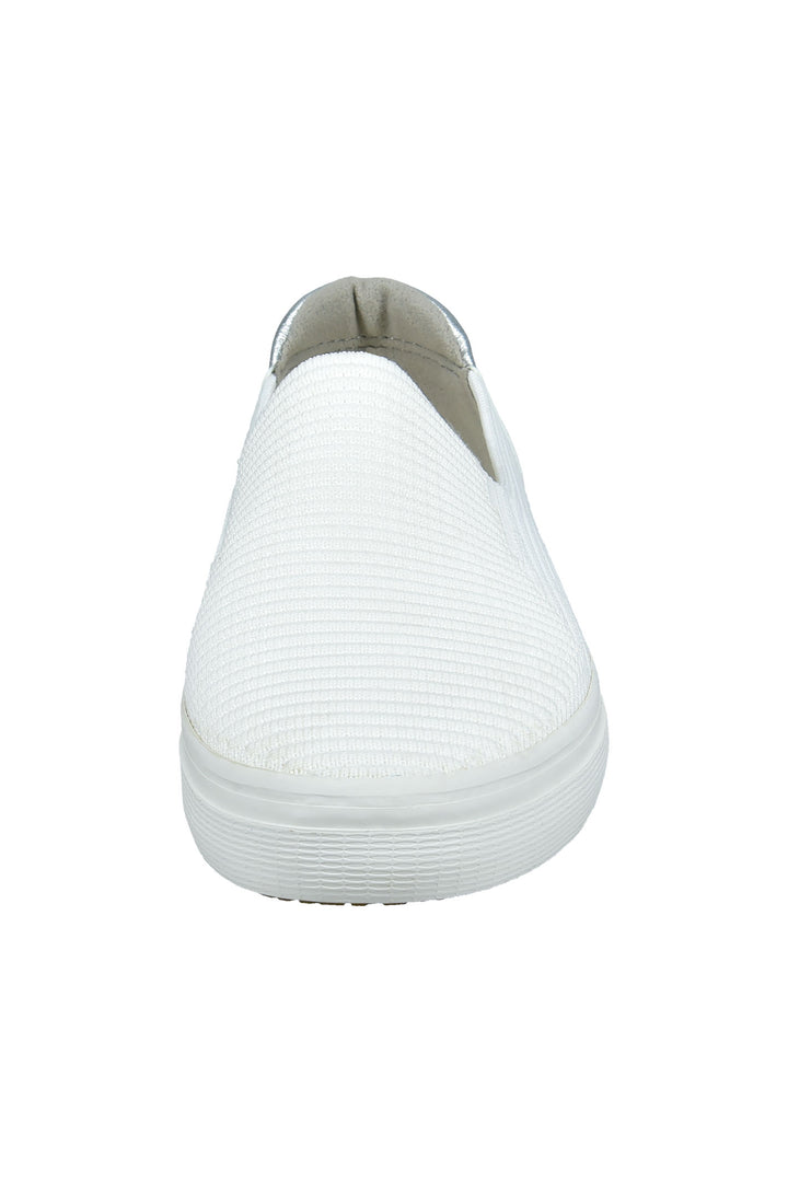 Bagatt D31-AKD60-6950 White Silver Slip-On Shoe - Shirley Allum Boutique