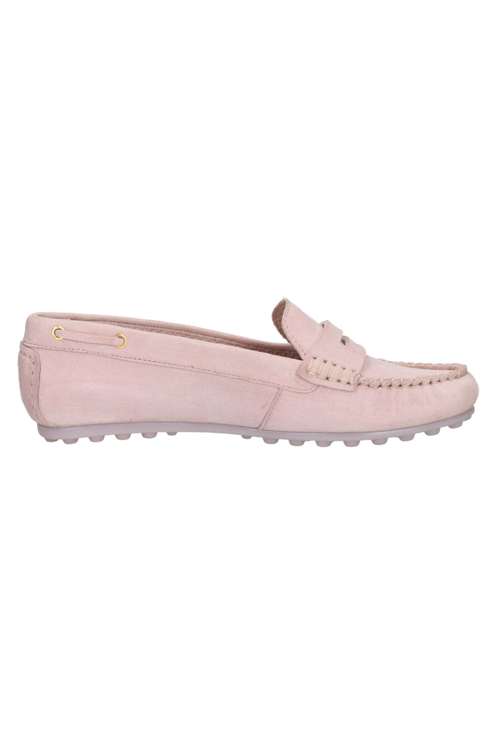 Bagatt D34-AK664-3400-3400 Rose Pink Suede Moccasin Shoes - Shirley Allum Boutique