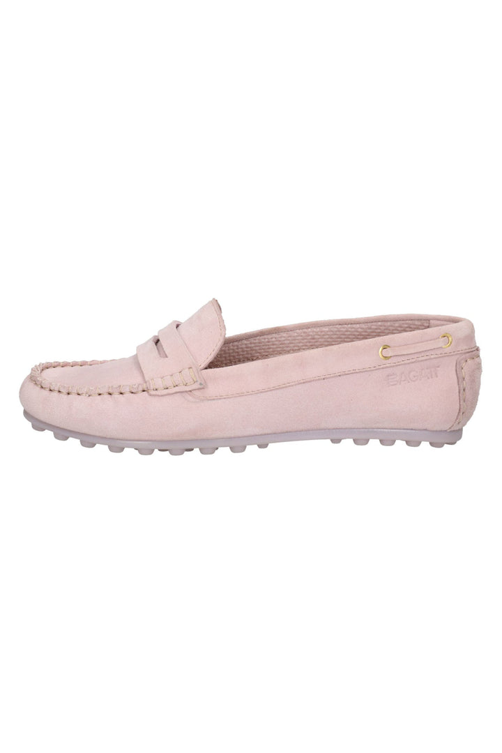 Bagatt D34-AK664-3400-3400 Rose Pink Suede Moccasin Shoes - Shirley Allum Boutique