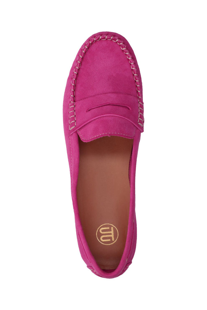 Bagatt D34-AK664-3400 Pink Suede Moccasin Shoes - Shirley Allum Boutique