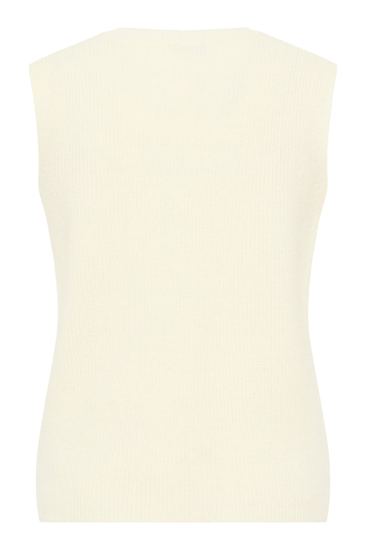 Barbara Lebek 40270032 Creme Brulee Tank Top Slipover Jumper - Shirley Allum Boutique