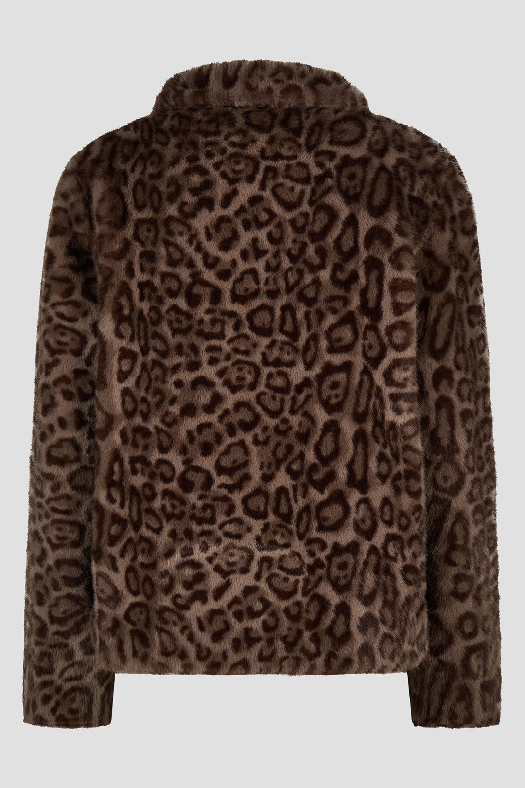 Barbara Lebek Bengal Brown Fake Fur Jacket 10240062