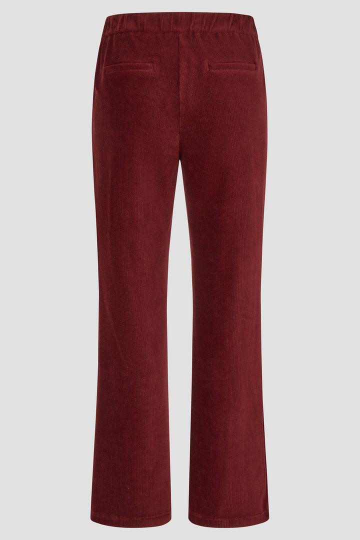 Barbara Lebek Dark Berry Corduroy Pull-On Trousers 15422062