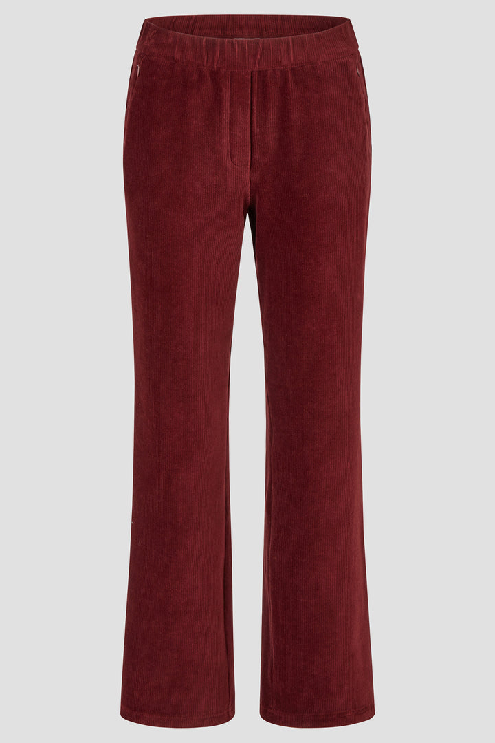 Barbara Lebek Dark Berry Corduroy Pull-On Trousers 15422062