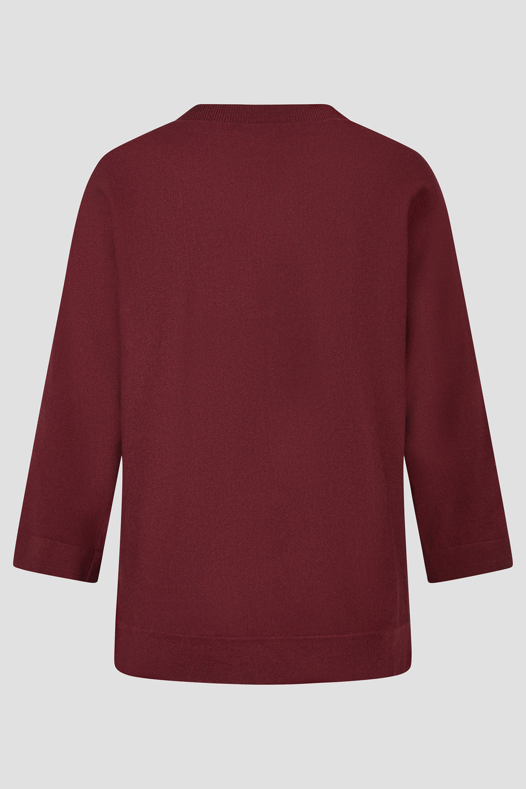 Barbara Lebek Dark Berry Rib Detail Jumper 15612062