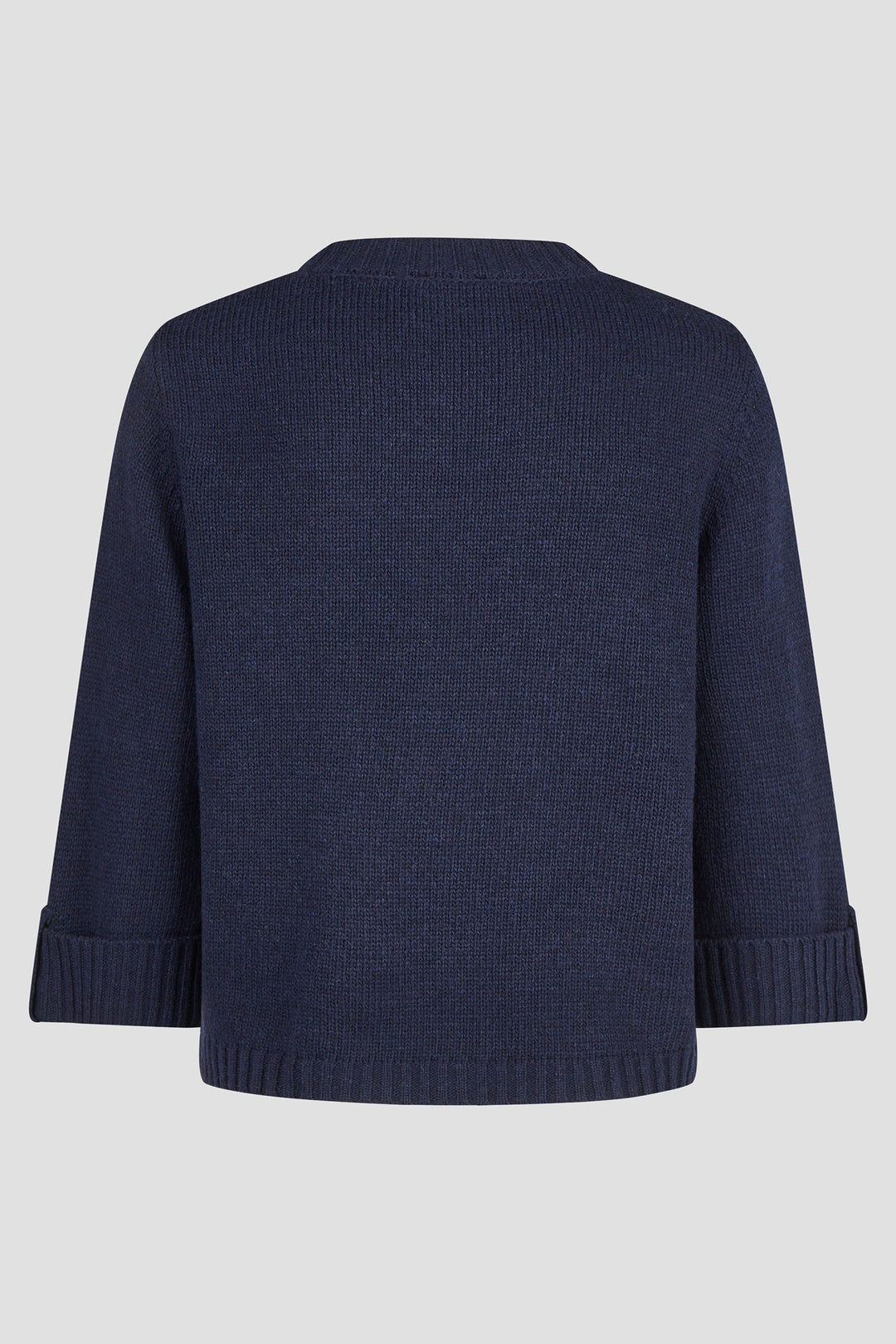 Barbara Lebek Navy Knit Jacket 15785062
