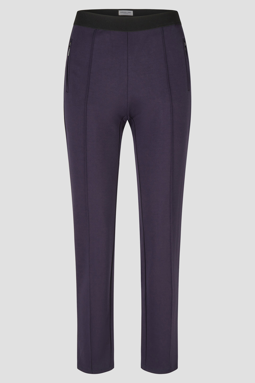 Barbara Lebek Navy Pull-On Trousers 15545062